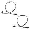2Pcs Front Left & Right ABS Wheel Speed Sensor 4515400217 For Benz Smart Fortwo