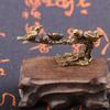 Pure Copper Plum Tree Happy Magpie Bird Miniature Ornaments Antique Brass Cuckoo Figurine Tea Table Decorations Desk Decor Craft