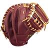 ZETT Soft Steer Baseball Bordeaux BRCB35512F Catcher's Mitt, B/Pastel (4032)