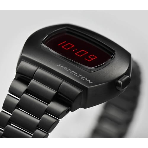 Hamilton HAMILTON American Classic PSR Digital Quartz Watch H52404130 Unisex [Officially Imported] with Official Warranty