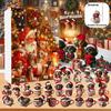 2025 Dachshund In Mug Advent Calendar 24-Day Christmas Countdown Box with Acrylic Ornaments Cute Dog Lover Gift