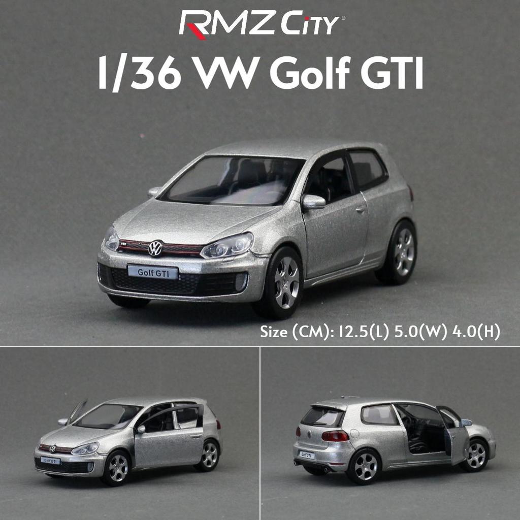 Volkswagen Golf GTI 5 Inch Metal Car Simulation Diecast & Toy Vehicle RMZ City 1:36 Alloy Model Gifts For Children