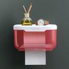 Waterproof  Wall Mount Tissue Holder Box for Bathroom Toilet Paper Holder Storage Rack Punch-Free Storage Box Kitchen Supplies