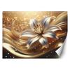 Wallpaper Flower Glamour Gold