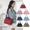 Middle-Aged Women Lightweight Handbag Nylon Shoulder Crossbody Bag Mother Bag