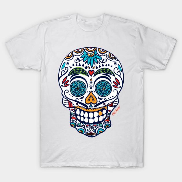 T Shirt Women Dia De Los Muertos Harajuku Print Kawaii Tshirt Summer Short Sleeve Female T-Shirt Top Tee