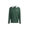 Originals Adicolor Soft And Comfortable Long Sleeve Polo Shirt Men Tops Mineral-Green IZ2468
