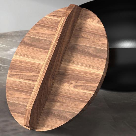 Traditional Wok Pot Hand-Forged Cast Iron Pot Big Belly Frying Pan for Stir-Fry Soup Unique Iron Kitchenware