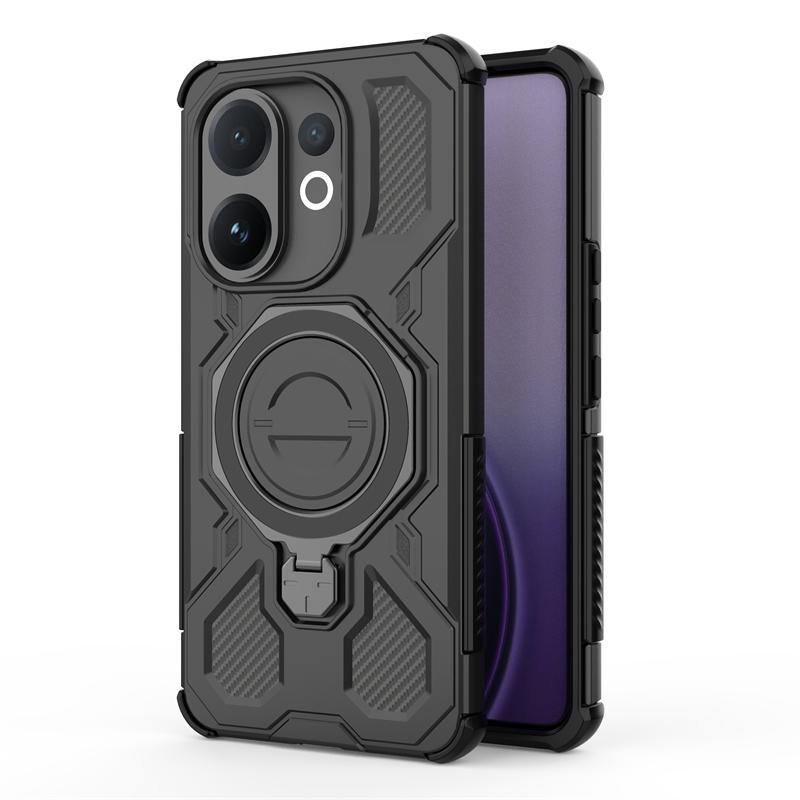 Magnetic Wireless Charge Cover For Vivo T4 Pro Phone Holder Armor Back Case For Vivo T4 Pro Cover For Vivo T4 Pro Case 6.77 Inch