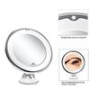 Flexible Makeup Mirror 10x Magnifying Mirrors 14 Led Lighted Touch Screen Vanity Mirror Portable Dressing Table Cosmetic Mirrors