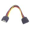 Sata Ii Hard Disk Power 15Pin Sata Male To 2 Female 15Pin Power Extension Cable