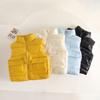 Children's Down Cotton Vest Thickened Warm Cotton Vest for Boys and Girls