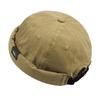 Clape Sag Round Solid Roll Cotton No Watch Retro Unisex Men's Fisherman's Cap, Cap, Cap, Color, Cap, Hat, Brim, Cap, Shallow, Cap, Soft, Adjustable,