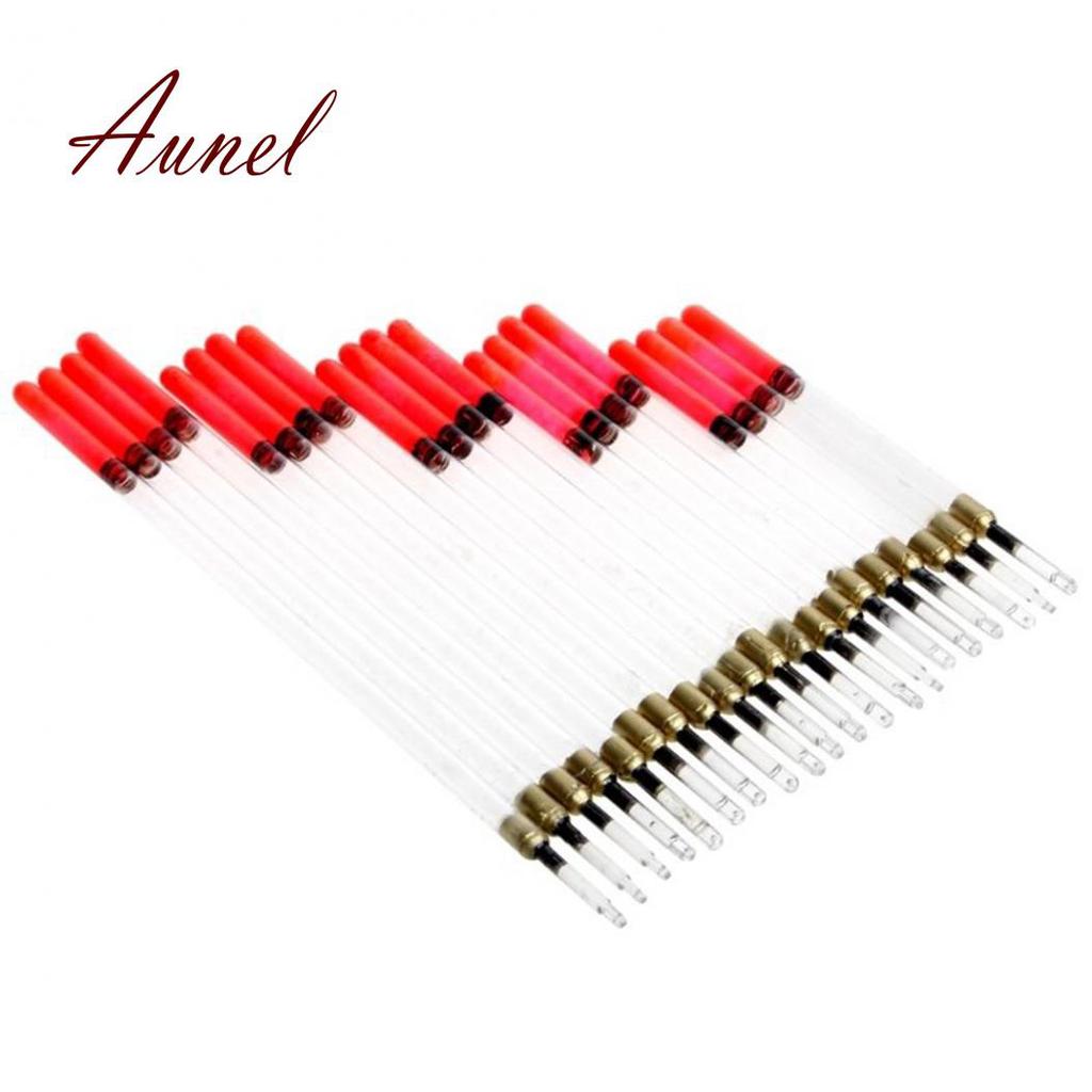 Extremely Good 20Pcs Clear Waggler Fishing Floats Floating Tubes Stem Kits Tackle Accessories