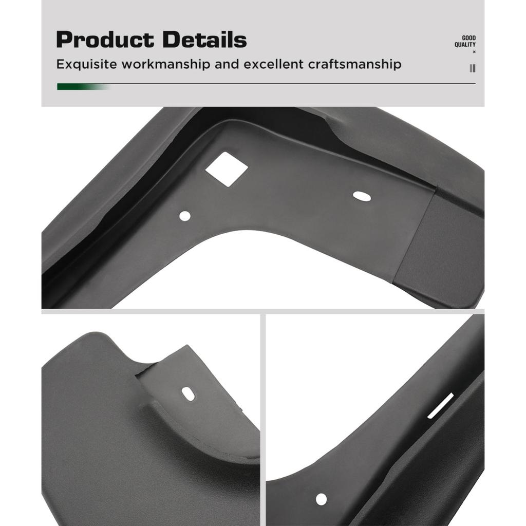 4PCS Car Mud Flaps Splash Guards Mudguards Car Mud Flaps Compatible with Bmw 7 1996 1997 1998 1999 2000 2001 2002 2003 2004