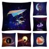 Astronaut Cartoon Decorative Pillowcase Office Living Room Car Ornaments Home Pillowcase