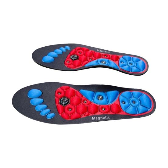 1 Pair Acupressure Foot Insoles for Men Women Orthopedic Gel Comfort Magnetic Shoe Inserts with