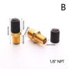 1/4 NPT 1/8 NPT M10 Air Compressor Tanks Fill Valve Brass Automobile Tire Valve Core