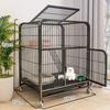 Window Openable Mesh Cat Cages Creative Pet Villa Duplex Luxury Cat Dog House Large Capacity Indoor Cat Cage for Household Use