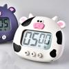 Cute Cartoon Chicken Pig Electronic LCD Digital Countdown Kitchen Timer Cooking Baking Helper Reminder Tool