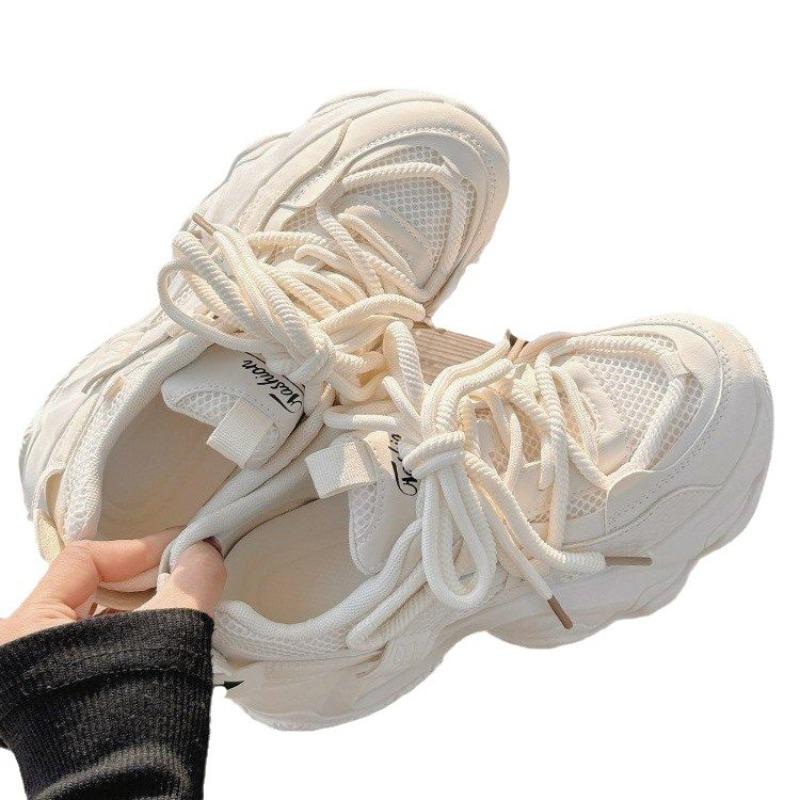 Fashion Summer Women's Casual Sneakers Breathable Platform Air-cushion Running Shoes Elasticity Wear-resistant Student Trainers