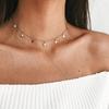 Boho Chocker Gold Color Chain Tassel Star Choker Necklace for Women Necklaces Pendants Collar