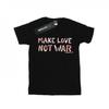 Woodstock Mens Make Love Not War Floral T-Shirt