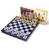 Magnetic Board Games Large Chess Set For Match Travel Go Game Set Portable Plastic Chess With Chessboard 32 Chess Pieces