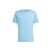 Adidas Tabela 23 Logo Pattern Crew Neck Short Sleeve Football Shirt Men Tops Blue IA9145