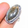 Labradorite Gemstone 925 Sterling Silver Jewelry Ring Size 7