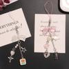 Bow Y2K Phone Chain Phone Charm Mobile Lanyard Trendy Pendant Mobile Phone Strap  Women Girls