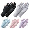Fashion Thin Summer Mittens Anti-UV Gloves Ice Silk Gloves Sun Protection Gloves