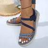 Fashion Women Sandals Summer New Comfortable Elegant Outdoor Casual Shoes for Women Fashion Thick Soled Lightweight Breathable Sandals