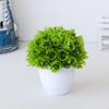 Beautiful Simulation Bonsai Easy Care No Withering Portable Fake Grass Plants Pot Ornament