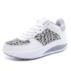 Spring and Summer Footwear Plus Size Comfortable Outdoor Women's Shoes Flying Woven Leather Sneakers Rocking Shoes Muffin Bottom
