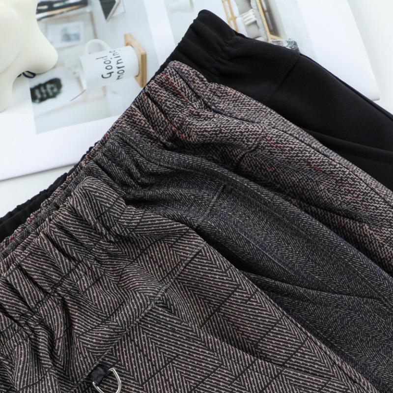 Velvet Autumn Winter XL-8XL Oversize Casual Pants Women Long Loose Pants Hight Waist Womens Spring/autumn Trousers Stretch Pants