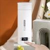 110V 220V Intelligent Digital Display Electric Water Boiling Thermos Bottle Travel Portable Heating Kettle Leakproof Thermal Cup