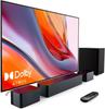 ULTIMEA Dolby Atmos Soundbar for TVs, 5.1-Channel Speakers, 3D Surround Sound with Subwoofer, 410W Peak Power, Enhanced Bass, HDMI eARCAUXOptical