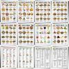 12 Pcs Diabetes Food List Diabetes Meal Chart Information Diet Plan, Low Carb Foods List For Blood Sugar Control