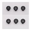 For BMW 5 Series E60 Air Conditioning Panel Switch Button Central Control Knob Cover MAX AUTO OFF REST Seat