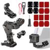 Комплект аксессуаров для спортивной камеры Gopro12 11 10 10 9 Insta360 X3 X4 SJCAM для съемки, записи видео, универсальное регулируемое крепление