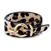 Punk Leopard-print Leather Wrap Lady Bracelet