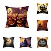 Pumpkin Kitten Throw Pillow Cover Halloween Theme Series Throw Pillow Cover Sofa Chair Bed Cushion Cover Home Decor
