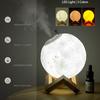 880ml Moon Humidifier Essential Oil Diffuser Air Purifier Ultrasonic Mist Humidifier For Home&Office CDN