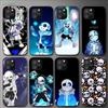 Game Undertale Sans Phone Case For Iphone 11 12 Mini 13 14 Pro Xs Max X 8 7 6s Plus 5 Se Xr Shell