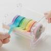 Creative Japanese Paper Tape Cutter and Storage Box for Office and Stationery