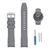 20mm Watch Band for and Rubber Watch Band with Silicone Waterproof and Includes Adjustment Tool and Spring Omega, Swatch, MoonSwatch, Omega,