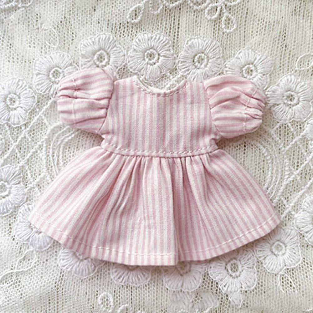 Handmade Printed Dresses Lotus Leaf Sleeve White Cardigan for 1/11 OB11 Dolls/for 1/12 BJD