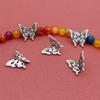 20PCS Silver-Tone Butterfly Charms for DIY Jewelry: Necklaces, Bracelets, Rings, and Pendants