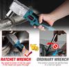 ONEVAN Brushless Electric Ratchet Wrench 1/2'' 1000NM Removal Screw Nut 4800RPM Car Repair Power Tool for Makita 18V Battery